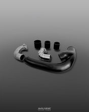 Load image into Gallery viewer, MUSE JAPAN NISSAN SKYLINE R33/34 GT-R DRY CARBON X TITANIUM AIR INLET PIPE SET PRE ORDER
